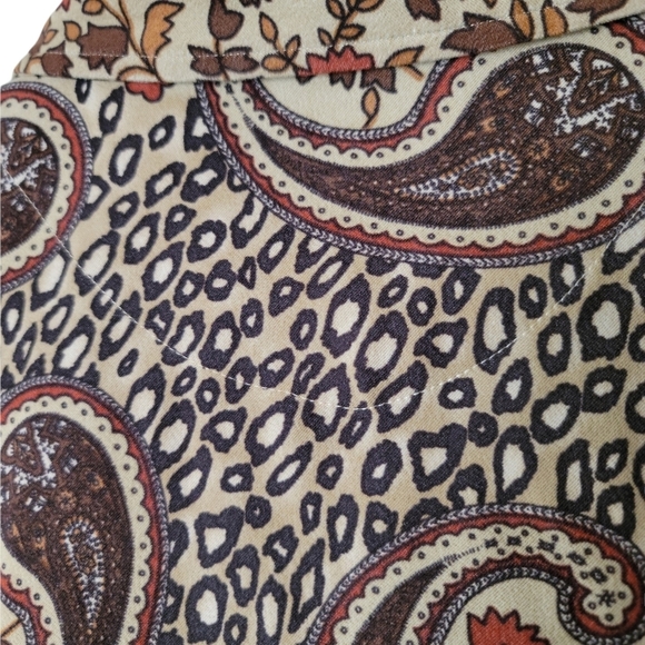 ** VINTAGE** Goodclothes collections BOHO paisley button-down tunic/shirt - Picture 6 of 11